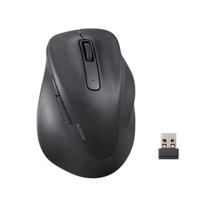 �G���R�� ���� 2.4GHz �}�E�X �É� ���C�����X�}�E�X 5�{�^�� �E���p M�T�C�Y M-XGM30DBSKBK �u���b�N