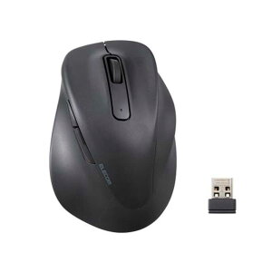 �G���R�� ���� 2.4GHz �}�E�X �É� ���C�����X�}�E�X 5�{�^�� �E���p S�T�C�Y M-XGS30DBSKBK �u���b�N