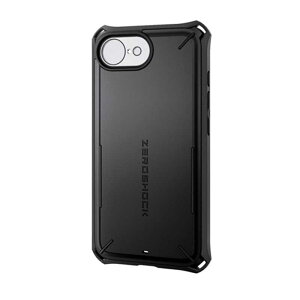 �G���R�� iPhone 16e ZEROSHOCK Solid Plus �P�[�X PM-A25SZEROSPBK �u���b�N