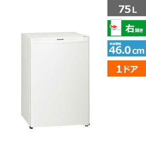 (���������ۏ�) Panasonic�i�p�i�\�j�b�N�j �①�� NR-A80D-W �I�t�z���C�g �E�J���@���e�ʁF75���b�g��