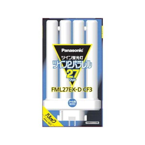 Panasonic�i�p�i�\�j�b�N�j �c�C���u�����@�c�C��2�p�������i4�{���ʃu���b�W�j�@27W�@�N�[���F�@1���� FML27EXDCF3 �N�[���F