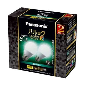 Panasonic�i�p�i�\�j�b�N�j �p���b�N LED�d�� �v���~�AX 7.3W�@2���i�����F�����j LDA7NDGSZ6F2T 60W�`����/E26����