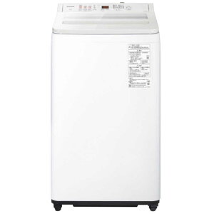 (���������ۏ�/�z���ݒu����) Panasonic�i�p�i�\�j�b�N�j �S��������@ NA-FA8H6-W �z���C�g ����e�ʁF8.0kg