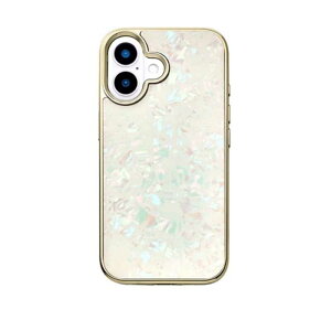CCC�t�����e�B�A iPhone16�Ή��@�O���X�V�F���P�[�X�iGlass Shell Case�j UNI-CSIP24M-0GSGD �S�[���h