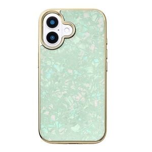 CCC�t�����e�B�A iPhone16�Ή��@�O���X�V�F���P�[�X�iGlass Shell Case�j UNI-CSIP24M-0GSMT �~���g