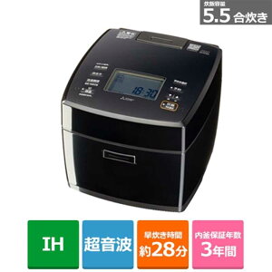 (���������ۏ�) �O�H�d�@�iMITSUBISHI�j IH���ъ�@�����Y�@�Y���� NJ-VP10H-B ���їe�ʁF5.5��
