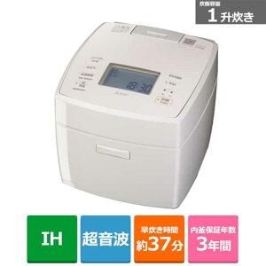 (���������ۏ�) �O�H�d�@�iMITSUBISHI�j IH���ъ�@�����Y�@�Y���� NJ-VS18H-W �������i���날�܁j�@ ���їe�ʁF1��