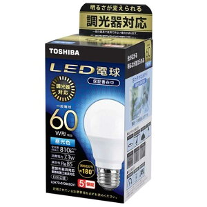 ���ŁiTOSHIBA�j LED�d�� LDA7D-G/DSK60V1 60W�`����/E26����