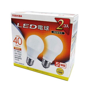 ���ŁiTOSHIBA�j LED�d���@�d���F�@2���� LDA4L-G/K40V1P 40W�`����/E26����