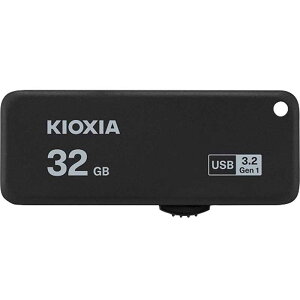 KIOXIA�i�L�I�N�V�A�j USB������ 32GB KUS-3A032GK �u���b�N �e�ʁF32GB