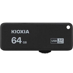 KIOXIA�i�L�I�N�V�A�j USB������ 64GB KUS-3A064GK �u���b�N