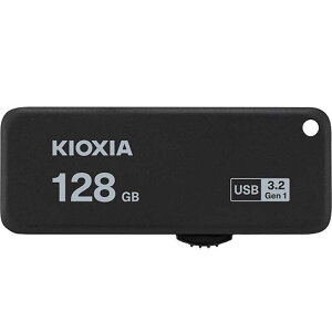 KIOXIA�i�L�I�N�V�A�j USB������ 128GB KUS-3A128GK �u���b�N