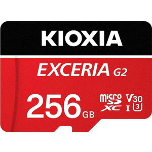 KIOXIA�i�L�I�N�V�A�j EXCERIA G2 �}�C�N��SDXC UHS-I �������J�[�h KMU-B256GR �e�ʁF256GB