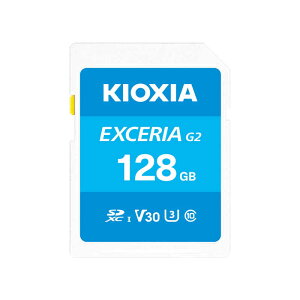 KIOXIA�i�L�I�N�V�A�j EXCERIA G2 SDXC UHS-I �������J�[�h KSDU-B128G �e�ʁF128GB