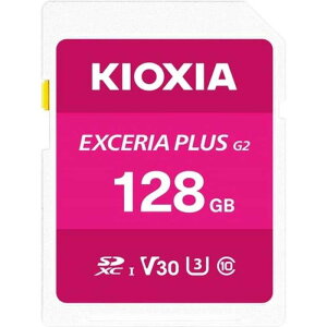 KIOXIA�i�L�I�N�V�A�j EXCERIA PLUS G2 SDXC UHS-I �������J�[�h KSDH-B128G �e�ʁF128GB