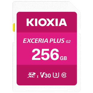 KIOXIA�i�L�I�N�V�A�j EXCERIA PLUS G2 SDXC UHS-I �������J�[�h KSDH-B256G �e�ʁF256GB