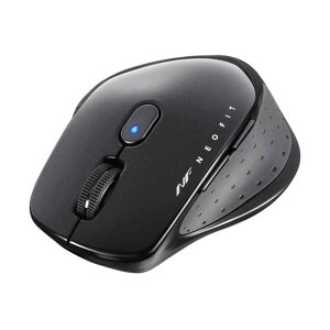 �o�b�t�@���[�iBuffalo�j �����@BlueLED�@5�{�^���@�}�E�X BSMBW510MBK �u���b�N