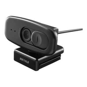 �o�b�t�@���[�iBuffalo�j 200����fWEB�J���� 1080P FullHD �}�C�N���� BSW300MBK �u���b�N