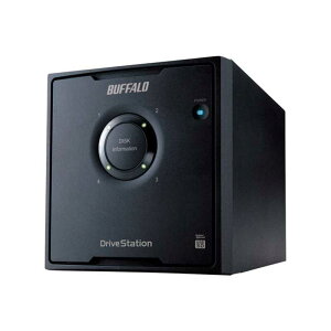 �o�b�t�@���[�iBuffalo�j USB 3.0�p �O�t���n�[�h�f�B�X HD-QL16TU3/R5J �u���b�N HDD�F16TB�i4TB×4�j