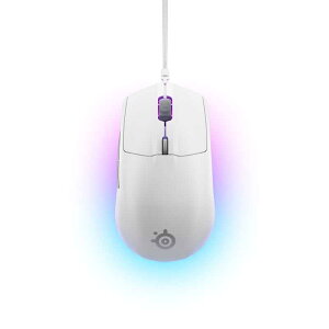 SteelSeries�i�X�e�B�[���V���[�Y�j Rival 3 Gen 2 White �Q�[�~���O�}�E�X 62516 �z���C�g