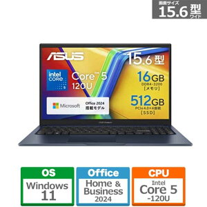 ASUS�i�G�C�X�[�X�j 15.6�^�m�[�g�p�\�R���@Vivobook 15 X1504VA X1504VA-C5165KWS