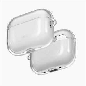 UNIQ�i���j�[�N�j AirPods Pro 3�p�P�[�X�@Glase Protective Clear Case UNIQ-AIRPODSPRO3-GLSGCLR
