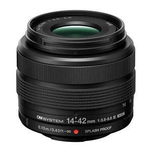 OM SYSTEM �����p�����Y�@�}�C�N���t�H�[�T�[�Y M.ZUIKO DIGITAL 14-42mm F3.5-5.6 III BLK �u���b�N