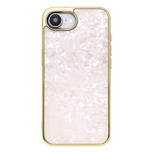 CCC�t�����e�B�A iPhone16e �Ή� �O���X�V�F���P�[�X�iGlass Shell Case �j UNI-CSIP25S-0GSPK �s���N