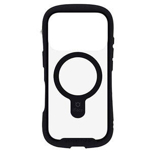 Hamee iPhone 17 Pro�p�P�[�X�@iFace Reflection MagSynq �����K���X�N���A �X�}�z�P�[�X 41-183209 �u���b�N