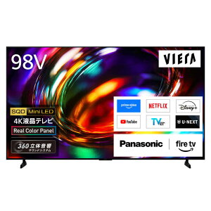 (���������ۏ�/�z���ݒu����) Panasonic�i�p�i�\�j�b�N�j 98V�^�@4K�`���[�i�[�����@SQD Mini LED 4K�t���e���r�@VIERA�i�r�G���j TV-98X97C