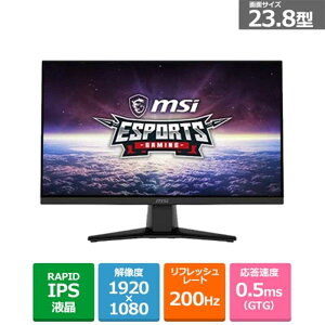 MSI�i�G���G�X�A�C�j 23.8�^�Q�[�~���O���j�^�[�@MAG 242F MAG-242F