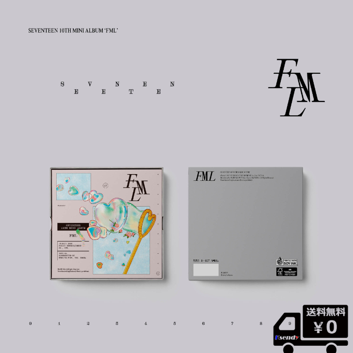 楽天市場】SEVENTEEN 10th Mini Album 'FML' (CARAT Ver.) 送料無料