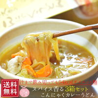 こんにゃく麺 こんにゃくカレーうどん箱 2食入×3個セット | ダイエット 通販 料理 ヌードル 蒟蒻 コンニャク 置換 食事 食品 こんにゃくラーメン 福島県 国産 ギフト 低カロリー 女性 グルメ 食べ物 SS fp ダイエット食品 低糖質 常温保存 カジュアルギフト
