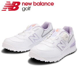 ★新品★ レディース ニューバランス 2022 WGBS574 ホワイト ゴルフシューズ NEW BALANCE