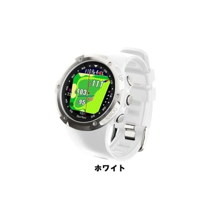 楽天市場】☆新品☆ショット ナビ W1 エボルブ ホワイト SHOT NAVI W1 