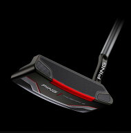 ★新品★ 2021 KUSHIN 4 パター PP58ミッドサイズ ブラック/レッド クッシン 4 長さ調整機能付き