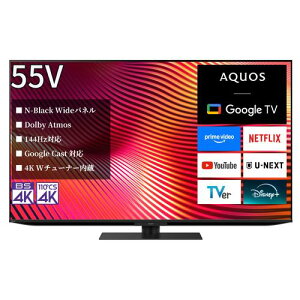 �y�[����3�T�ԁz�y2026�N6��20�������z�y�z���ݒu���i�z�V���[�v 4T-55X9A miniLED 55V�^ 4K�t���e���r AQUOS XLED�u50�^�`�v