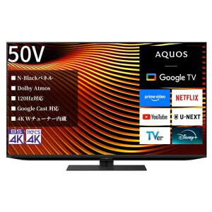�y�[����3�T�ԁz�y�z���ݒu���i�z�V���[�v 4T-50X7A miniLED 50V�^ 4K�t���e���r AQUOS XLED�u50�^�`�v