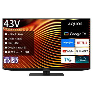 �y�[����3�T�ԁz�V���[�v 4T-43X7A miniLED 43V�^ 4K�t���e���r X7A���C�� AQUOS XLED �u�`49�^�v