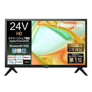 �y�[����1�����ȏ�zHisense �n�C�Z���X 24YS4A 24V�^ �n�C�r�W�����t���e���r HI-VIEW �G���W��S Lite���� BS�E110 �xCS �f�W�^���`���[�i�[����