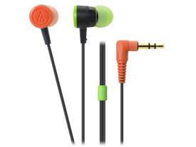 【納期約2週間】ATH-CKL220 BCZ audio-technica オーディオテクニカ インナーイヤーヘッドホン dip neon color ブラッククレイジー