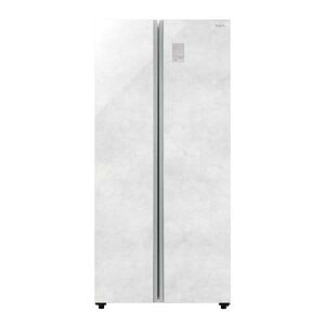 �y�[����2�T�ԁz�y�z���ݒu���i�z�A�N�A AQUA �①�� 475L �ω��J�� 2�h�A ��83.5cm ��e�ʃt���[�U�[ �^�b�`�p�l�� AQR-SBS48A(W) �N���A�}�[�u���z���C�g AQRSBS48A�u300L�`499L�v