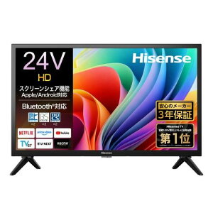 �y�[����1�����ȏ�zHisense �n�C�Z���X 24A4S 24V�^ �n�C�r�W�����t���e���r HI-VIEW �G���W��S Lite VIDAA OS���� �n��f�W�EBS 4K�^110 �xCS 4K�`���[�i�[����