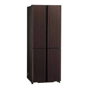 【納期約2週間】【配送設置商品】アクア AQUA AQR-TZ42R(T) 冷凍冷蔵庫 420L 4ドア・フレンチドア ダークウッドブラウン AQRTZ42R「300L〜499L」
