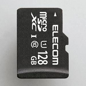 【納期約7〜10日】【お一人様1点まで】ELECOM エレコム MF-DMR128GUL microSDXCメモリカード(UHS-I対応) 128GB MFDMR128GUL