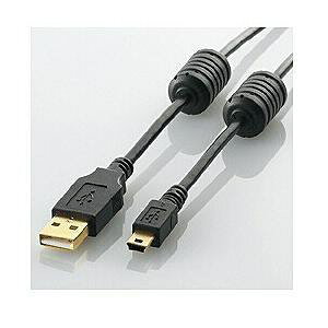 �y�[����7�`10���z�y����l�l1�_�܂ŁzELECOM �G���R�� U2C-MF20BK �t�F���C�g�R�A�t��USB2.0�P�[�u�� 2.0m U2CMF20BK