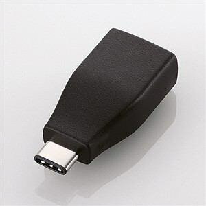 �y�[����7�`10���z�y����l�l1�_�܂ŁzELECOM �G���R�� Type-C�ϊ��A�_�v�^ �u���b�N USB3-AFCMADBKBK USB3AFCMADBK