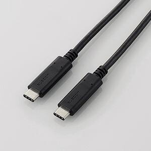 【納期約7〜10日】【お一人様1点まで】ELECOM エレコム USB2.0ケーブル(Type-C-TypeC) 0.5m U2C-CC5P05NBK U2CCC5P05NBK