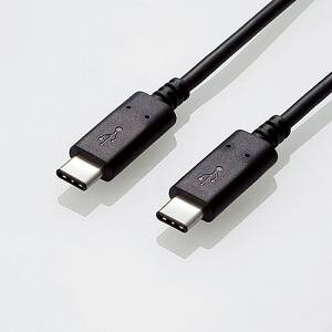 【納期約7〜10日】【お一人様1点まで】ELECOM エレコム USB3.1ケーブル(Type-C-TypeC) 0.5m USB3-CC5P05NBK USB3CC5P05NBK