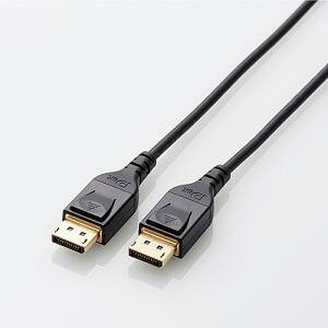 y[7`10zyll1_܂ŁzELECOM GR CAC-DP1420BK fBXvC|[gP[u DisplayPortKiVer1.4 2m